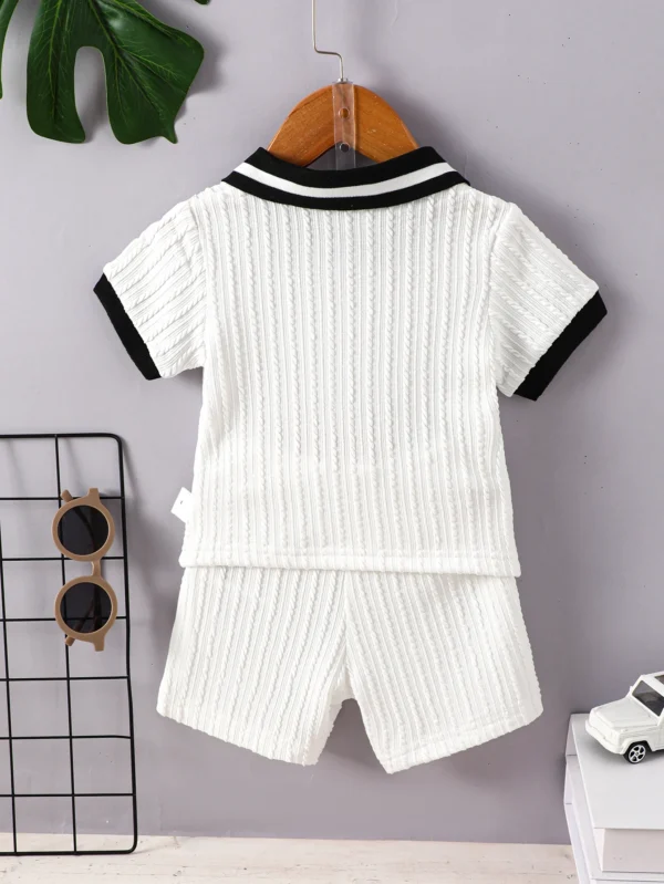 Baby Boys Summer Thin Shorts Set - Image 3